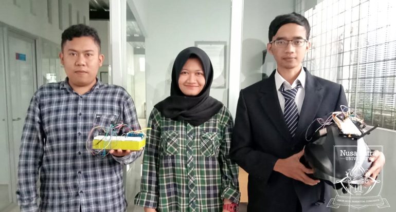 Helm Cerdas Berbasis IoT Bisa Cegah Begal Motor, Karya Mahasiswa Teknik Informatika NPU Sukabumi